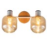 Настенные светильники Споты Escada 10177/2A E14*40W White/Chrome/Wood