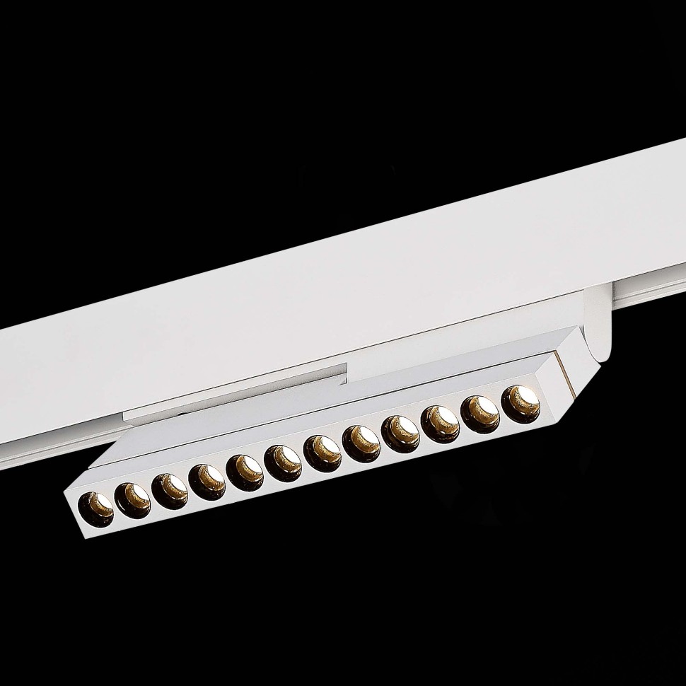 ST805.536.12 Магнитный трековый светильник Белый LED 1*12W 3000K 450Lm Ra>90 36° IP20 L220xW22xH117