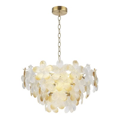 SL6240.203.12 Светильник подвесной ST-Luce золотистый/Прозрачный, январный E14 12*60W