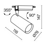 Трековый светильник Technical TR003-1-10W4K-S-W