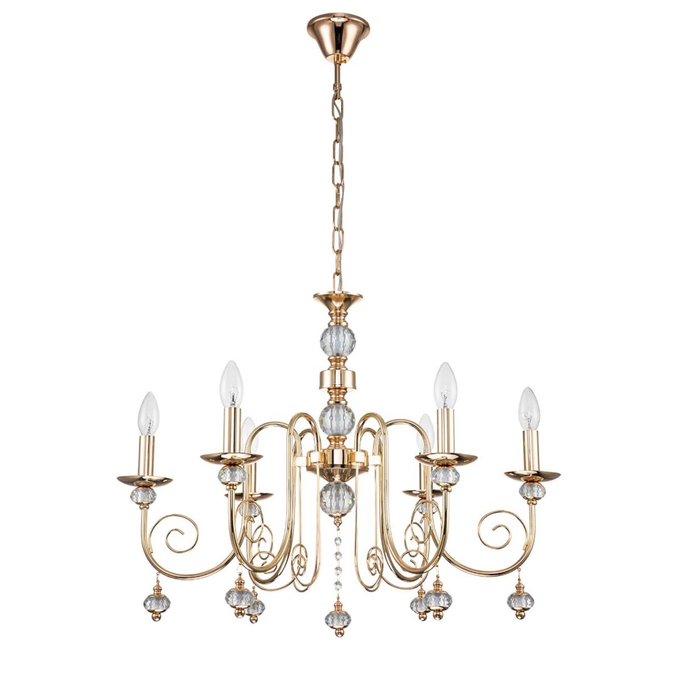 Люстры Подвесные Escada 678/6PL E14*40W Gold