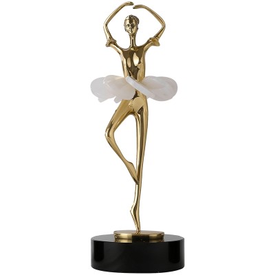 Статуэтка настольная ArtHomeDecor BALLET 5594 GOLD &amp; WHITE