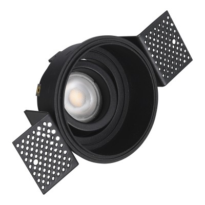 ST262.408.01 Св-к встр. Черный GU10 1*50W IP20 D91,5xH5,2 220V Без ламп