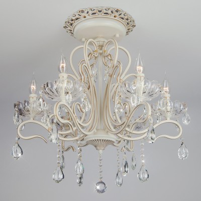 Люстра на штанге Eurosvet 12205/6 белый Strotskis