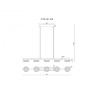 Светильник подвесной iLEDEX Link 4778-90 MBK+SGD
