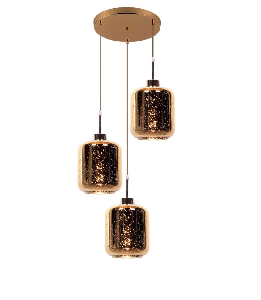 Подвесной светильник Lumina Deco Alacosmo LDP 6811-3 RD GD