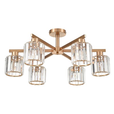 Люстры На штанге Escada 692/6P E27*60W Сopper