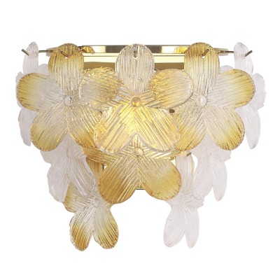 SL6240.201.02 Светильник настенный ST-Luce золотистый/Прозрачный, январный E14 2*60W