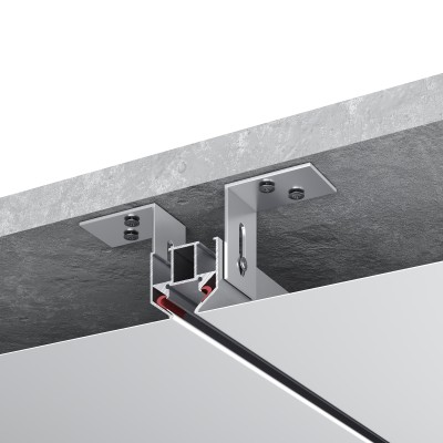 ST066.129.00 Профиль для шинопровода SUPER5 под натяжной потолок ST-Luce Алюминий Длина 2 000мм