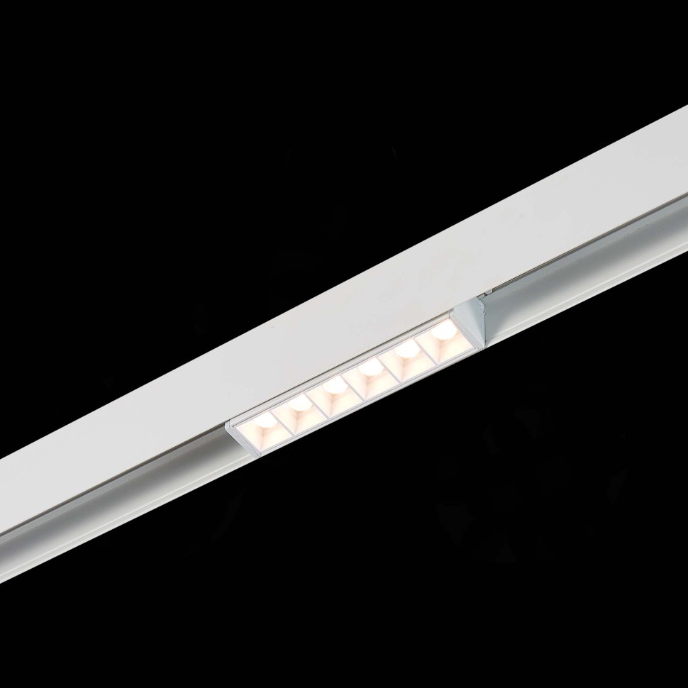 ST361.536.06 Магнитный трековый светильник белый LED 1*6W 3000K 532Lm Ra>80 36° IP20 L115xW22xH44 48