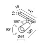 Трековый светильник Technical TR032-2-5W3K-S-W
