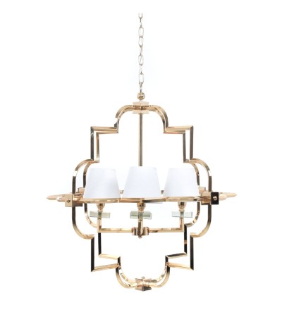 Подвесная люстра Lumina Deco Baltimore LDP 8020-4 GD+WT