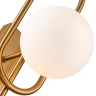 INDIGO Настенный светильник OPACO 11015/2W Brass