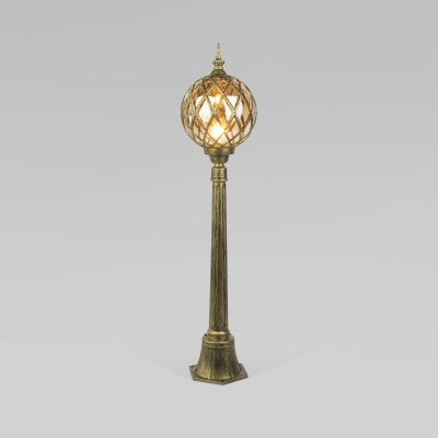 Садово-парковый светильник Elektrostandard Sirius F черное золото