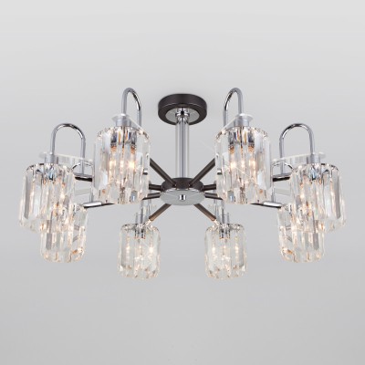 Люстра на штанге Eurosvet 70090/8 графит