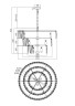 Подвесной светильник Maytoni MOD043PL-18CH