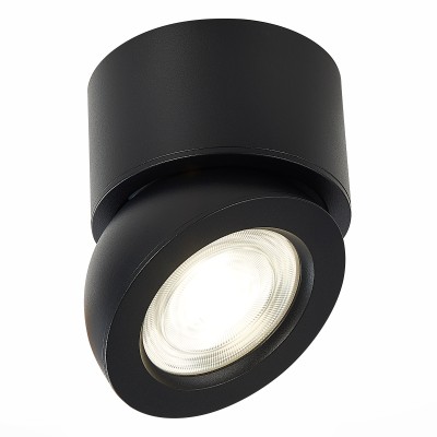 ST654.432.10 Светильник потолочный Черный LED 1*10W 3000K 850Lm Ra&gt;90 38° IP20 D95xH96 180-240V