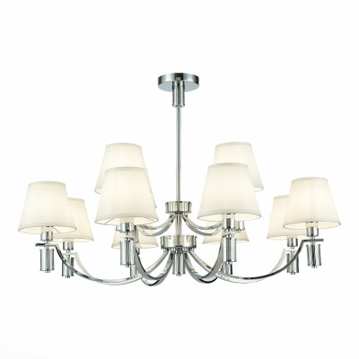 SLE111303-12 Светильник подвесной Хром/Белый E14 12*40W