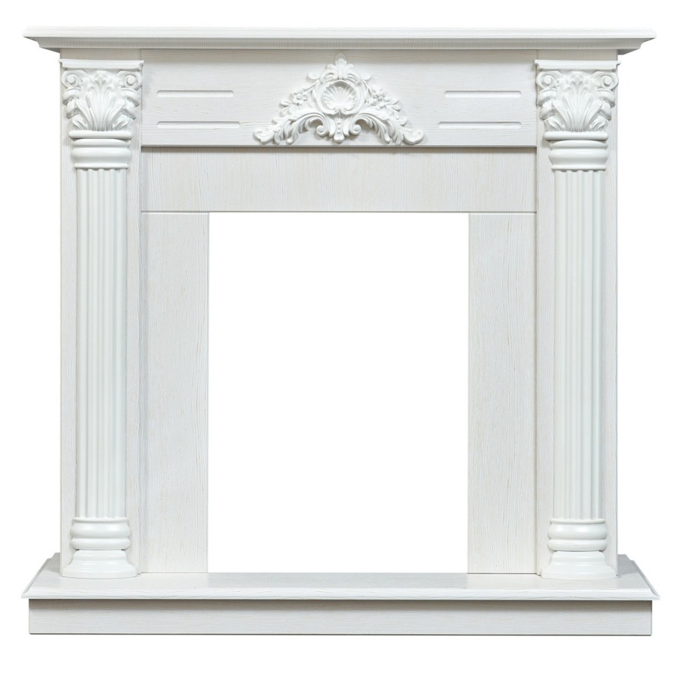 Портал для электрокамина Stefania STD WT Белое золото