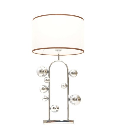 Настольная лампа Lumina Deco Fabi LDT 5528 CHR+WT