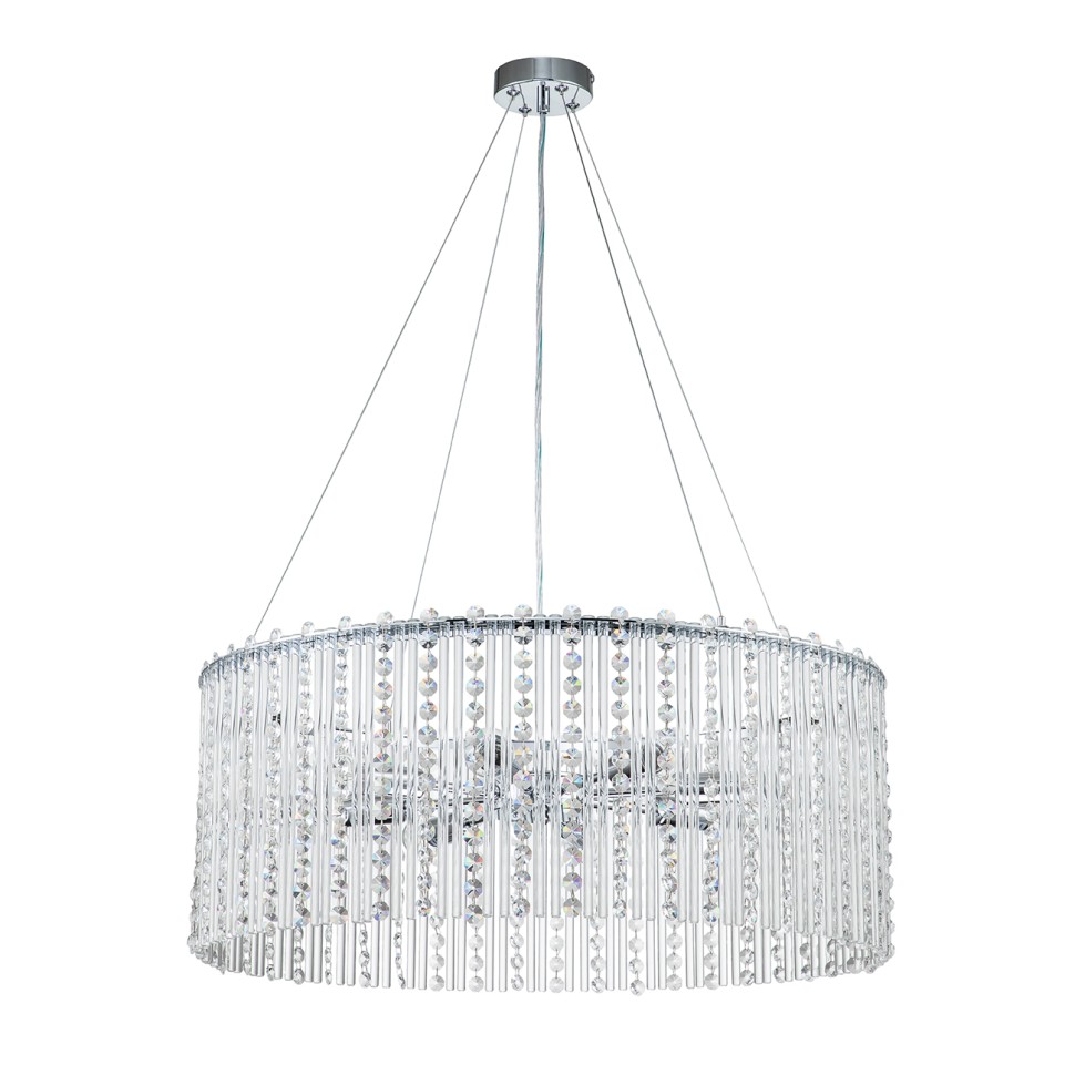 Люстры Подвесные Escada 2104/8S E14*60W Chrome