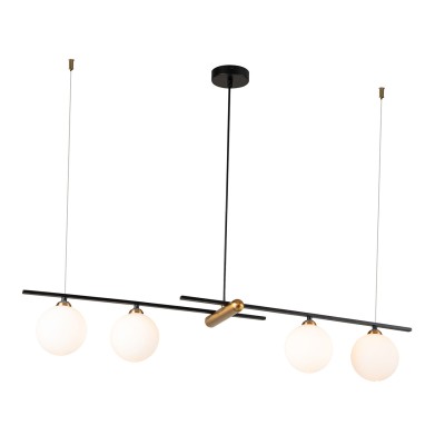 INDIGO Подвесной светильник OPACO 11015/4P Black