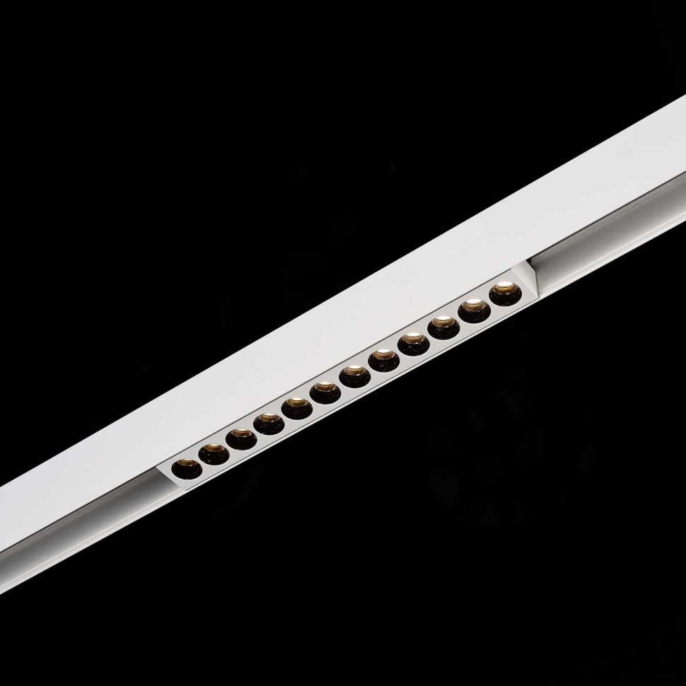ST806.536.12 Магнитный трековый светильник Белый LED 1*12W 3000K 450Lm Ra>90 36° IP20 L220xW22xH44 4