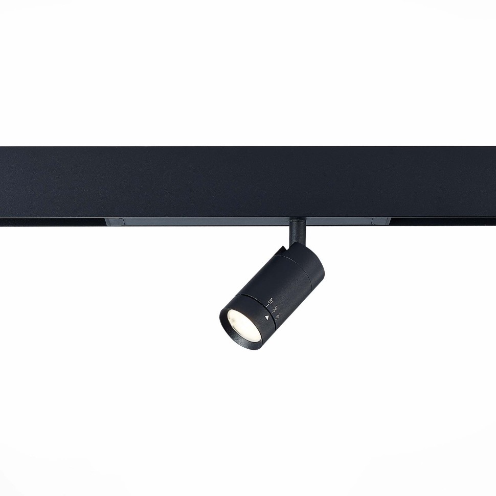 ST658.446.07 Св-к трек. Черный LED 1*7W 4000K 400Lm Ra>90 15-38 IP20 D40xH90 220V