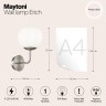 Настенный светильник (бра) Maytoni MOD221-WL-01-N