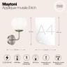 Настенный светильник (бра) Maytoni MOD221-WL-01-N
