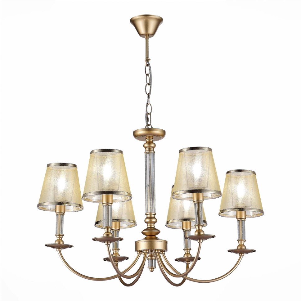 SLE1115-203-06 Светильник подвесной розовое золото/Розовое золото E14 6*60W