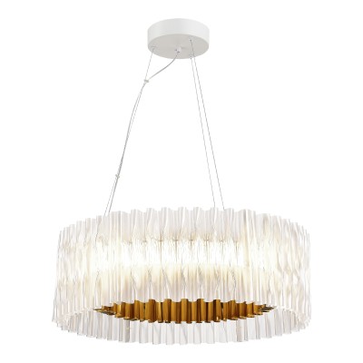 SL6012.203.01 Светильник подвесной ST-Luce Золотистый/Прозрачный LED 1*64W