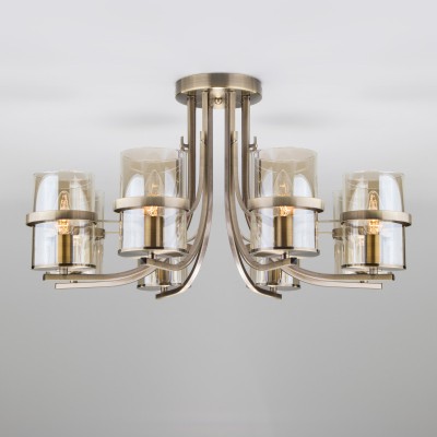 Люстра на штанге Eurosvet 60085/8 античная бронза