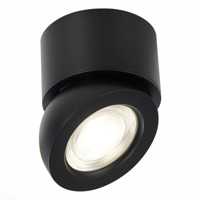 ST654.442.10 Светильник потолочный Черный LED 1*10W 4000K 850Lm Ra&gt;90 38° IP20 D95xH96 180-240V