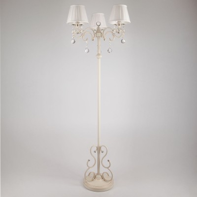 Торшер Eurosvet 12075/3F белый Strotskis