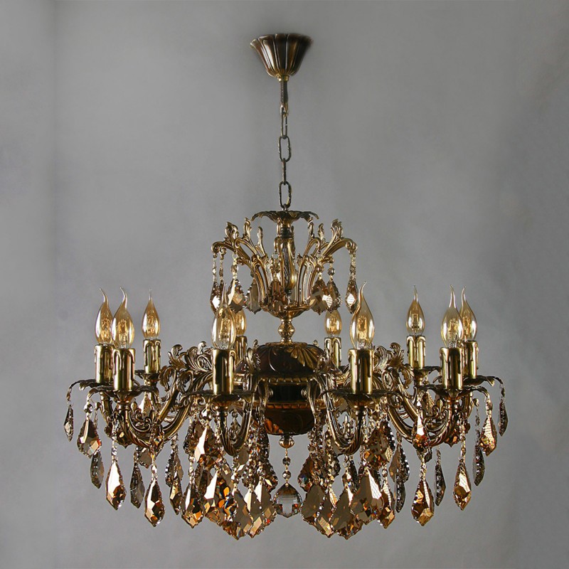 Подвесная люстра AMBIENTE by BRIZZI 2118/10 PB Honey Leaf