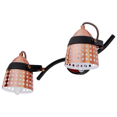 Настенные светильники Споты Escada 1138/2A E14*40W Black/Copper