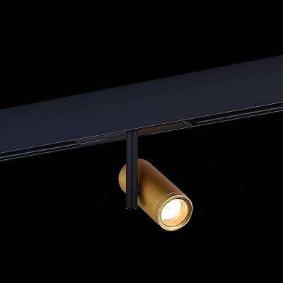 ST808.236.08 Магнитный трековый светильник Золотистый LED 1*8W 3000K 550Lm Ra&gt;90 36° IP20 D42xH135 4