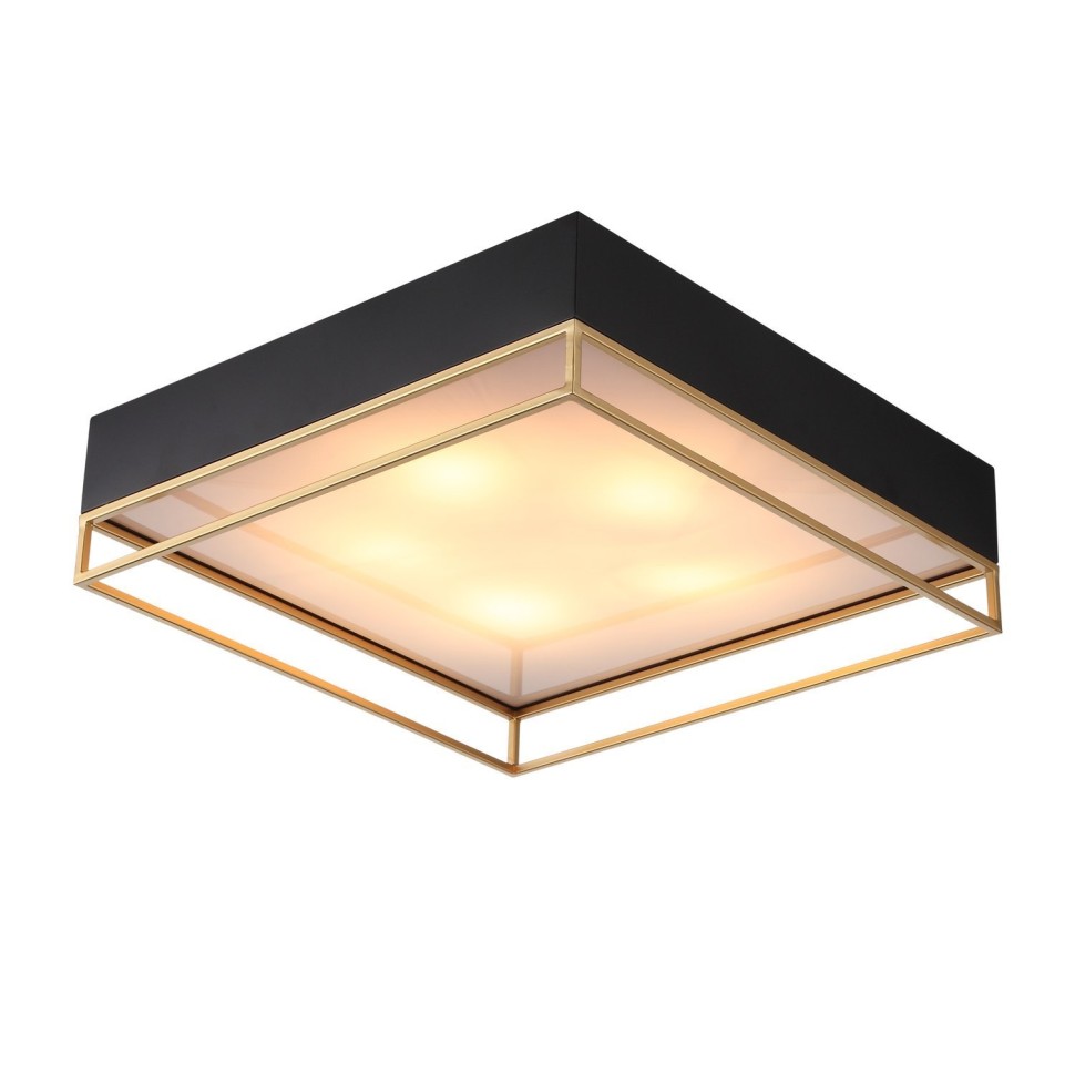 SL1127.422.05 Светильник потолочный ST-Luce Черный, Матовое золото/Белый E27 5*40W