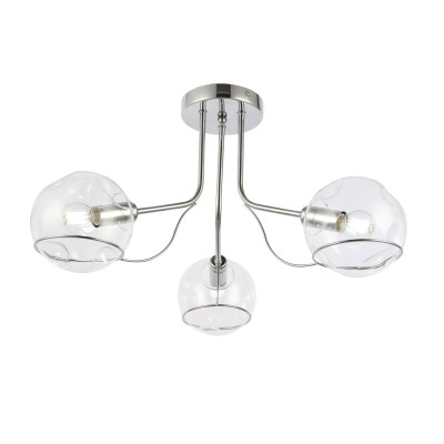 SLE102502-03 Светильник потолочный Хром/Прозрачный E14 3*40W