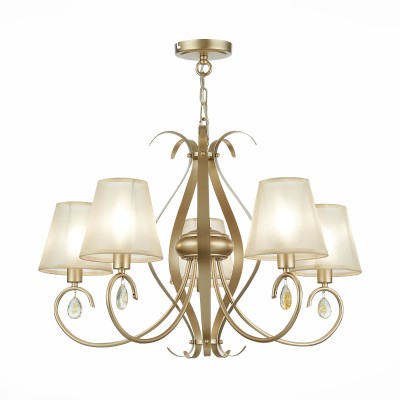 SLE111403-05 Светильник подвесной Шампань/Шампань E14 5*40W