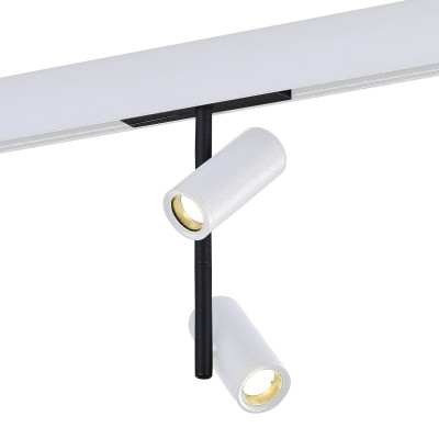 ST808.536.16 Магнитный трековый светильник Белый LED 1*16W 3000K 1 100Lm Ra&gt;90 36° IP20 D45xH240 48VV