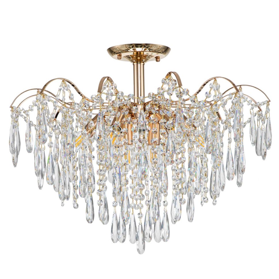 Люстры На штанге Escada 1124/8PL E14*40W Gold