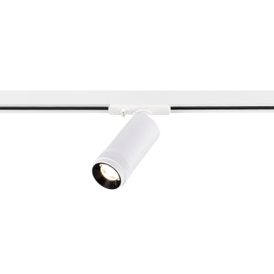 ST385.536.10 Св-к трек. Zoom Белый LED 1*10W 3000K 900Lm Ra 10-55° IP20 D55xH125 220V