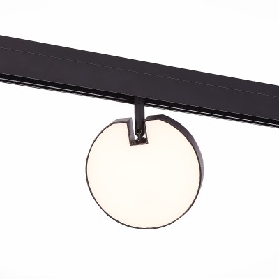 ST359.436.15 Магнитный трековый светильник Черный LED 1*15W 3000K 760Lm Ra&gt;80 120° IP20 L150xW28xH211 48V