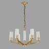 Подвесная люстра Belfast Malone 6035-6 BR CL Латунь / Стекло