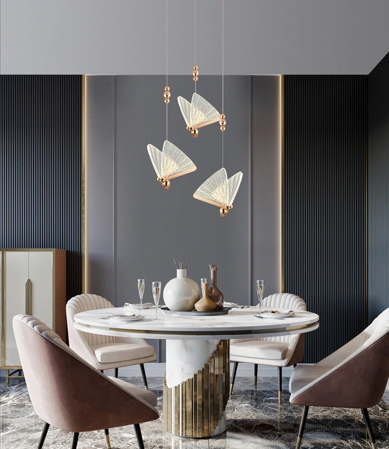 Подвесной светильник Delight Collection OM8201008-3 rose gold