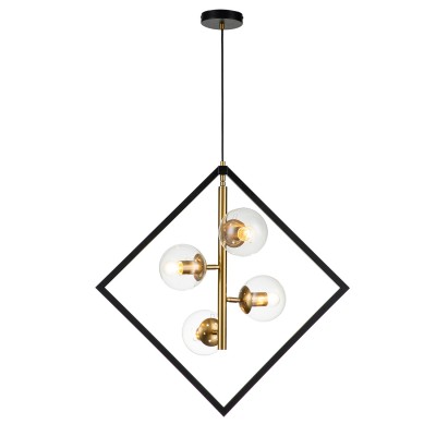 INDIGO Подвесной светильник FACCETTA 13005/B/4P Black