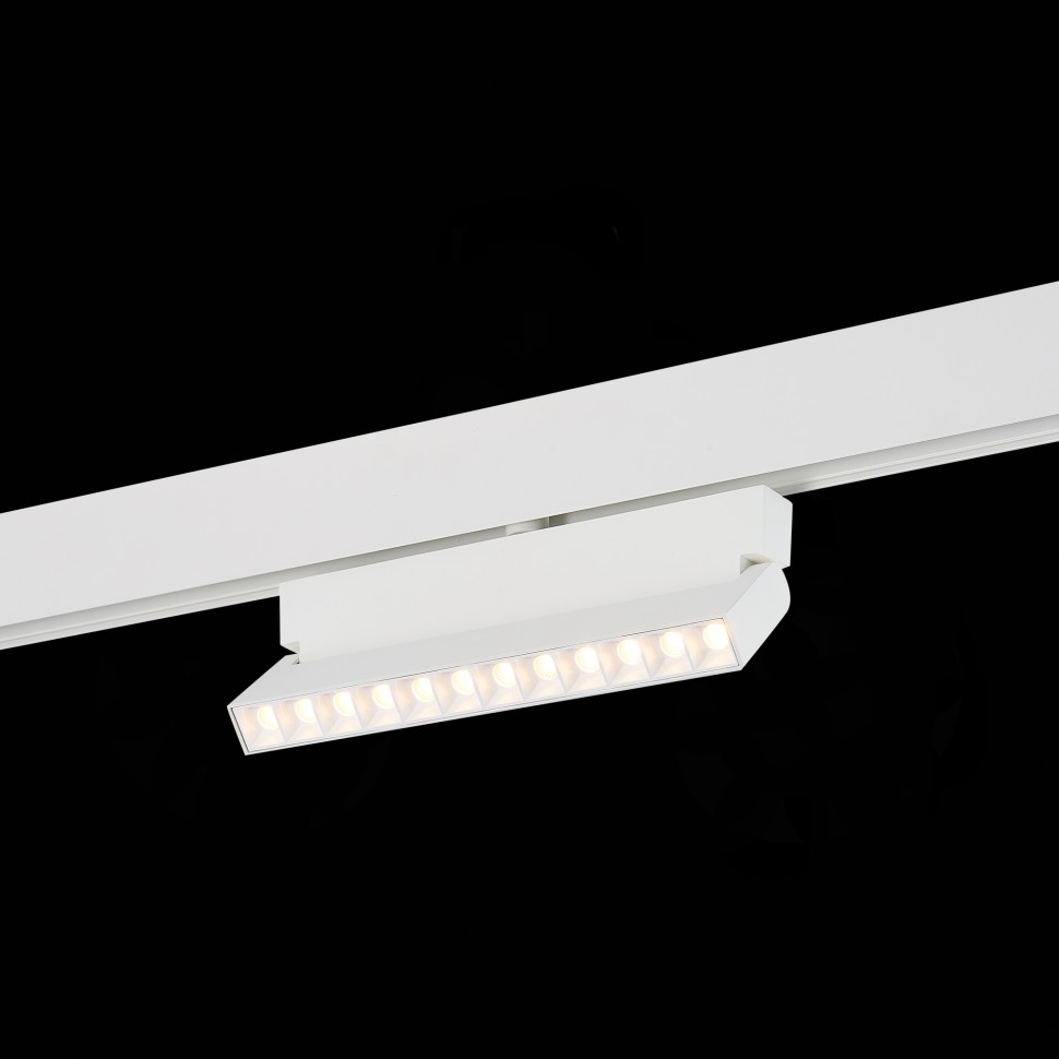 ST362.536.12 Магнитный трековый светильник белый LED 1*12W 3000K 1 009Lm Ra>80 36° IP20 L219xW22xH13