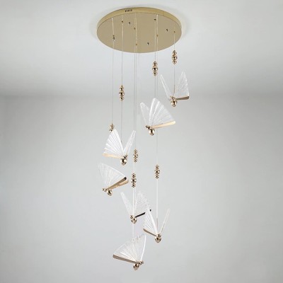 Подвесной светильник Delight Collection OM8201008-7 rose gold